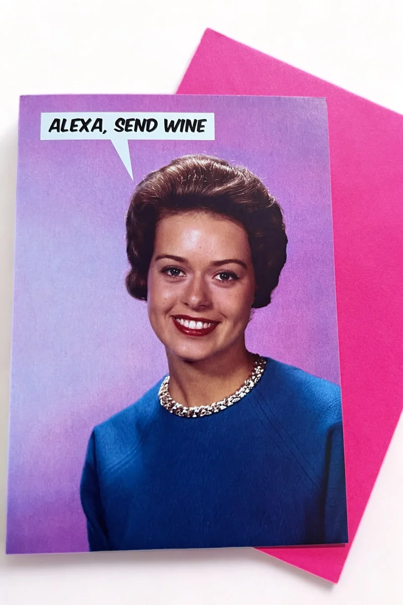 alexa personalized wine gift card