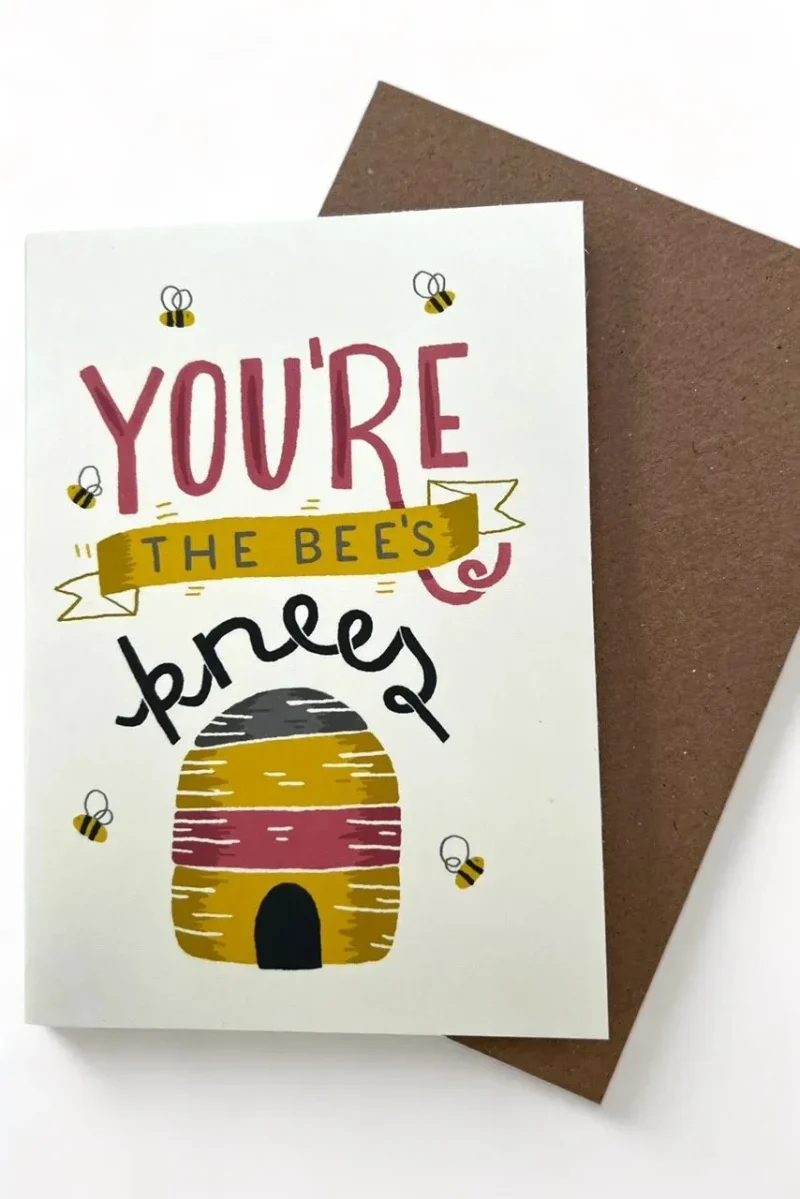 bees knees greeting card