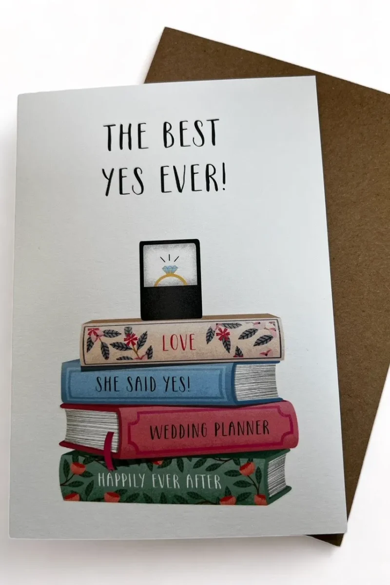 best yes ever engagement card