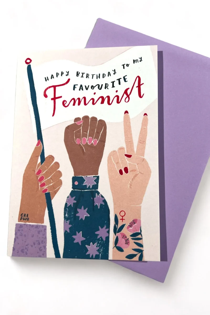 birthday feminist card for favorite women