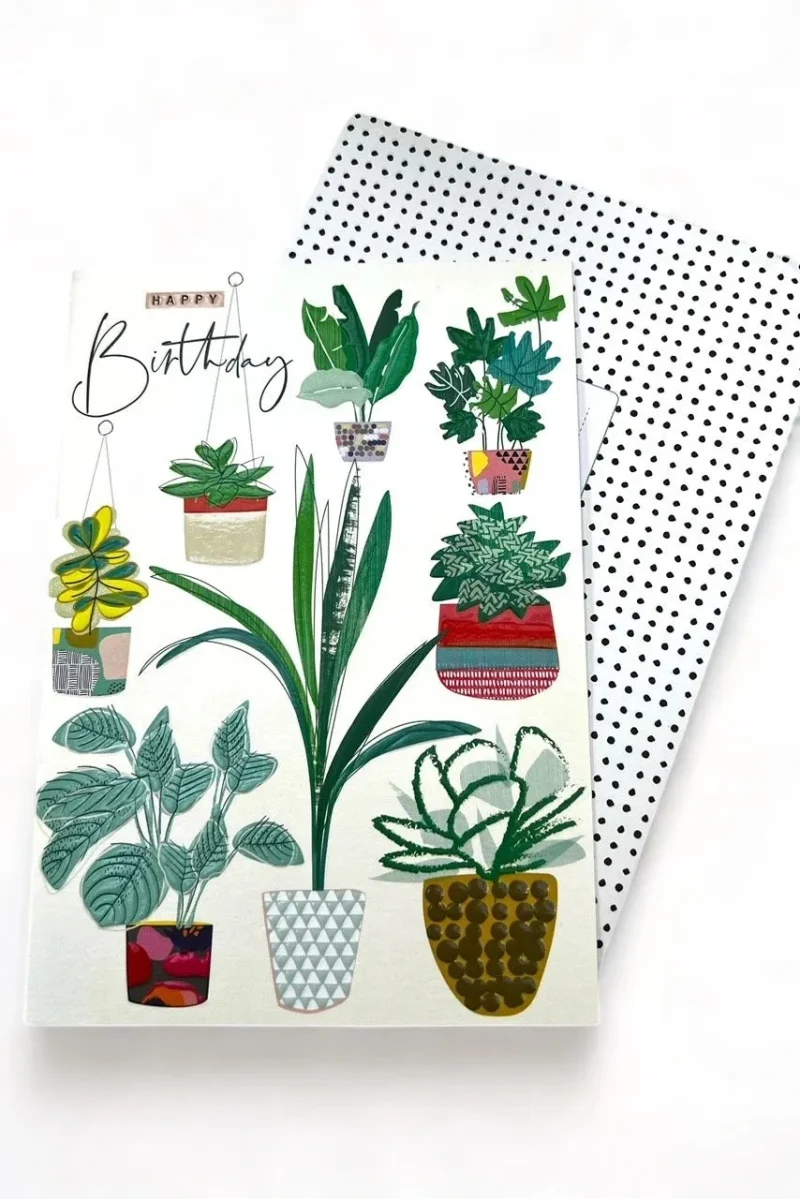 birthday plant lover s card happy garden gift