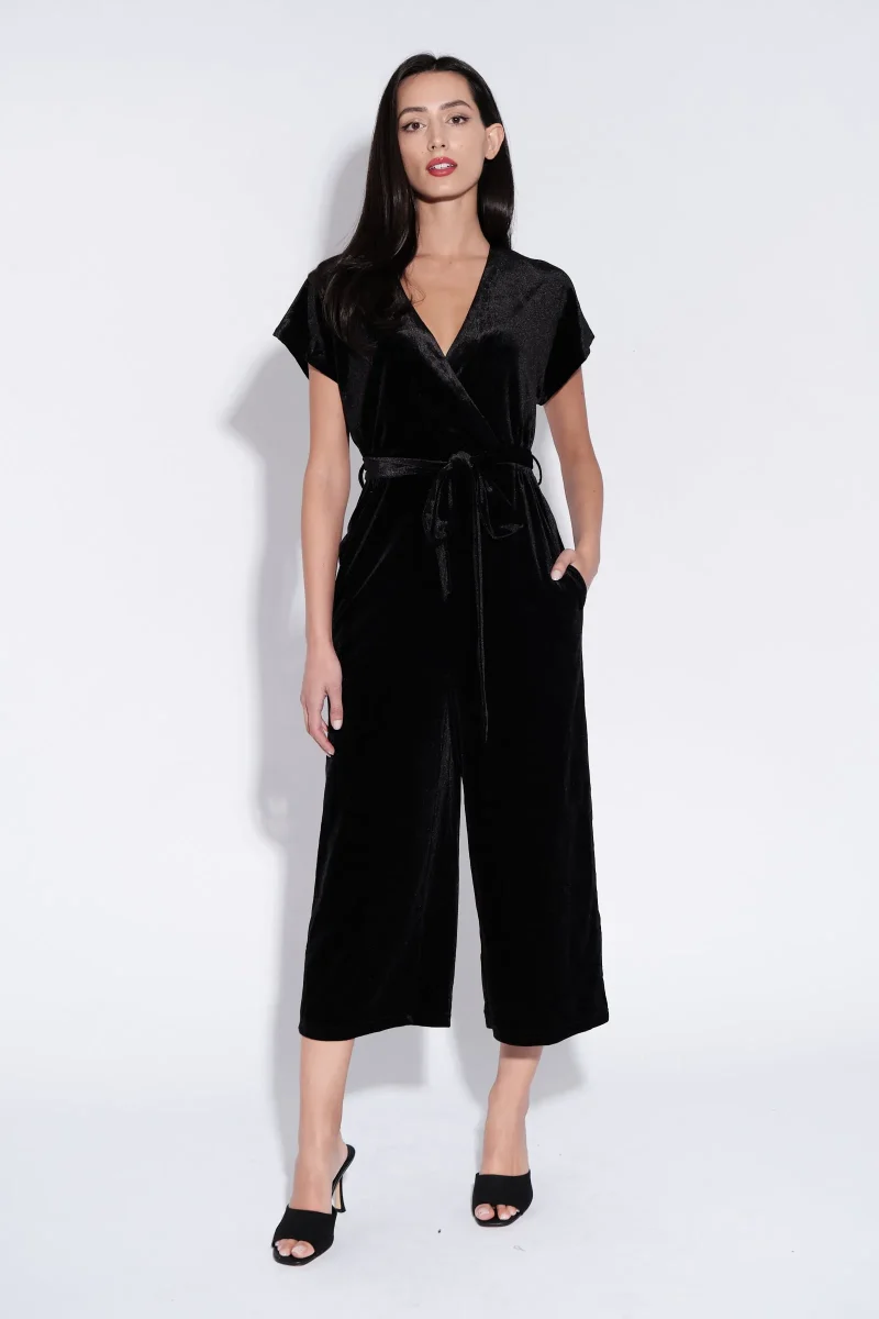 black velvet tiffany jumpsuit