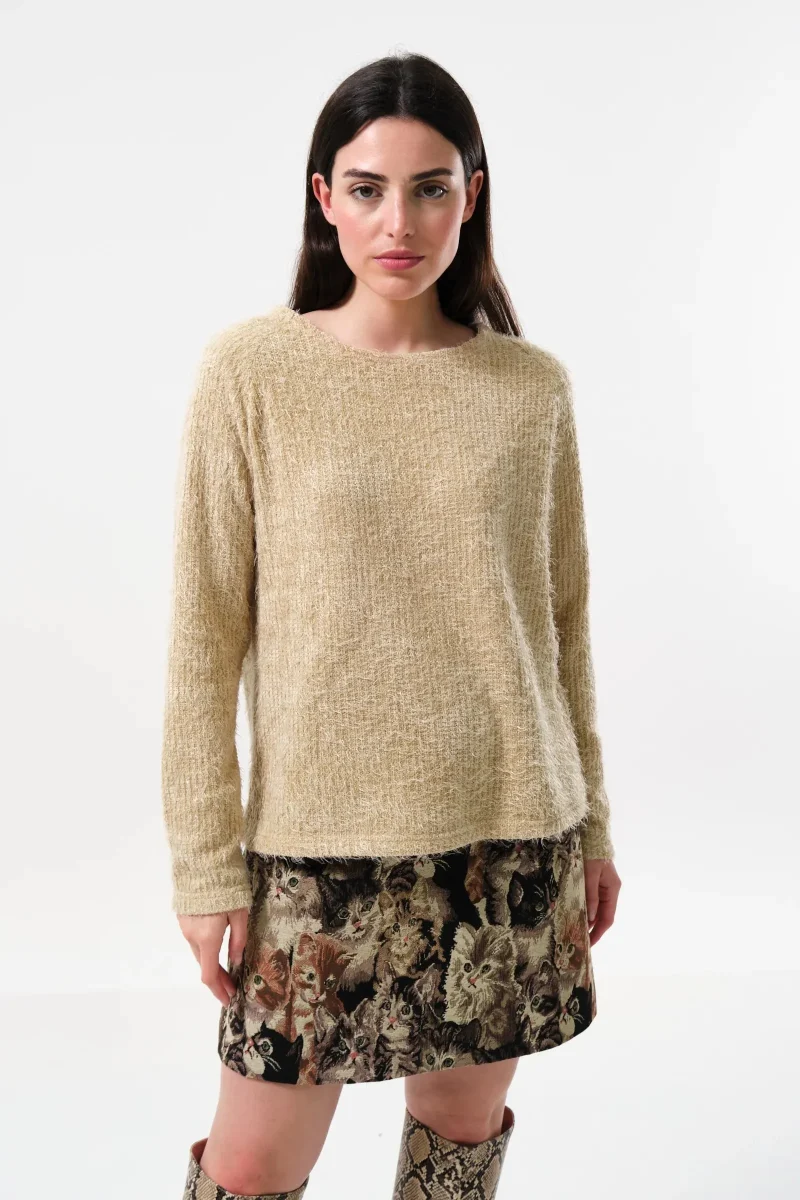 blanka beige long sleeve jumper