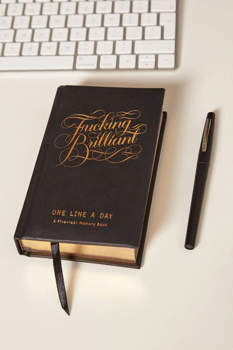 brilliant one line a day journal