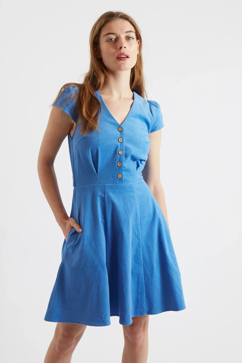 cathleen blue mini cord tea dress for babies scaled