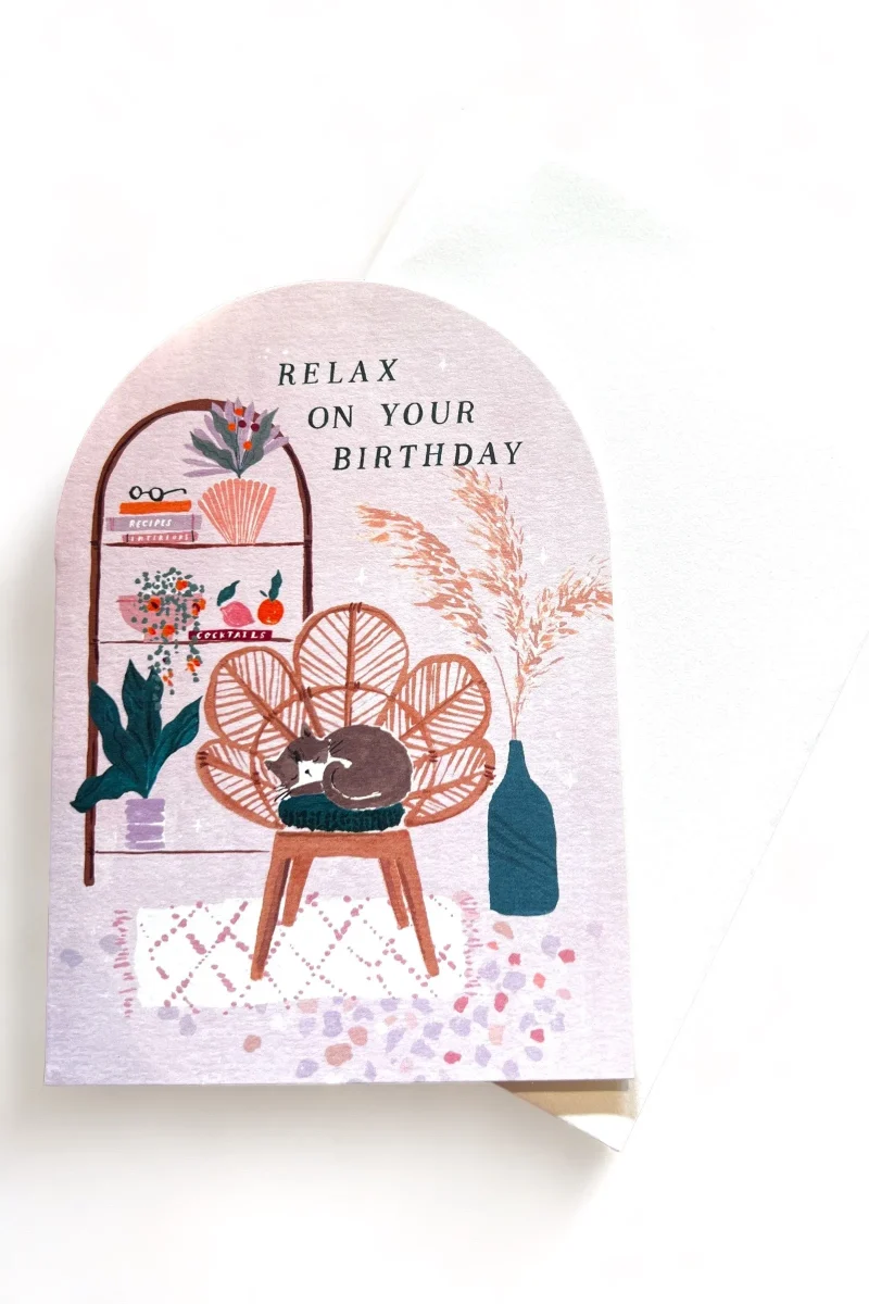 celebrate your birthday with relaxing card