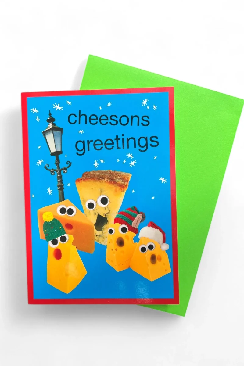 cheeseons festive christmas card greetings