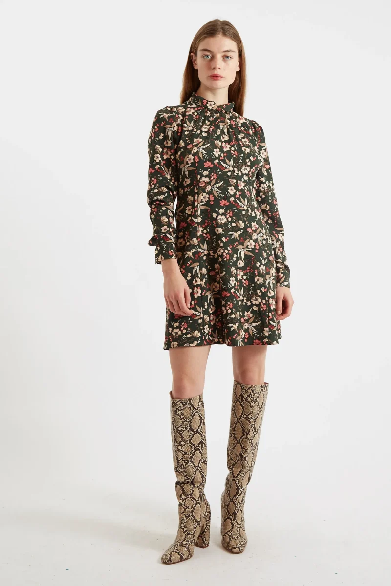 ebba long sleeve tapestry mini dress scaled