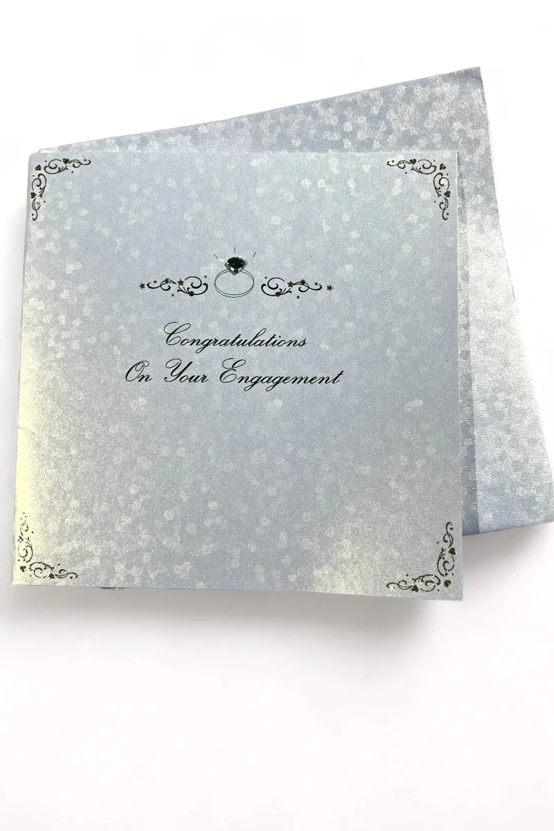 engagement congratulations card for soon to be couples