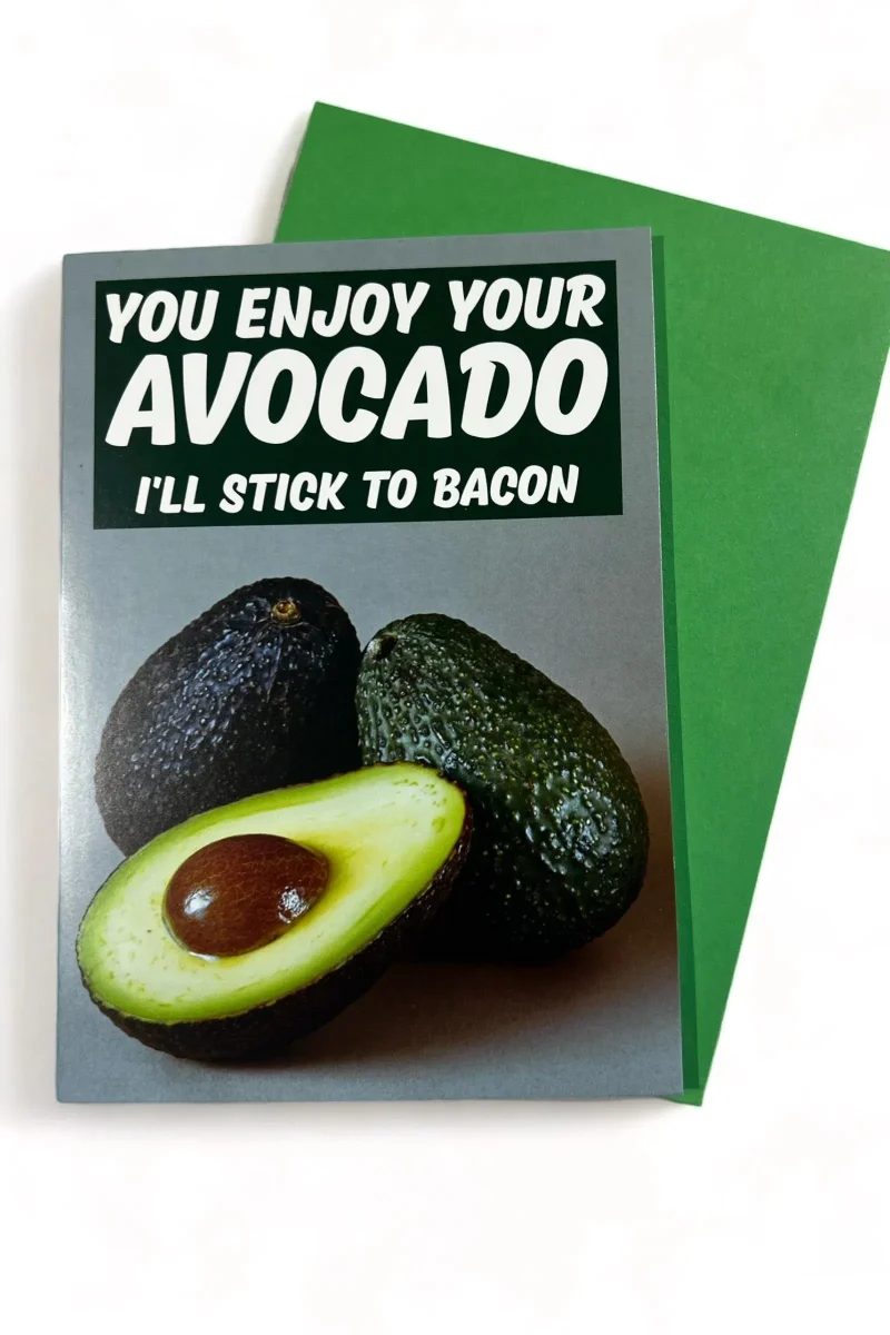 enjoy avocado card perfect gift