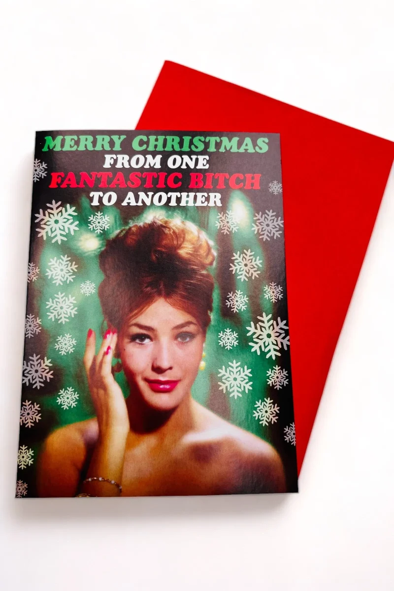 fantastic bitch christmas card