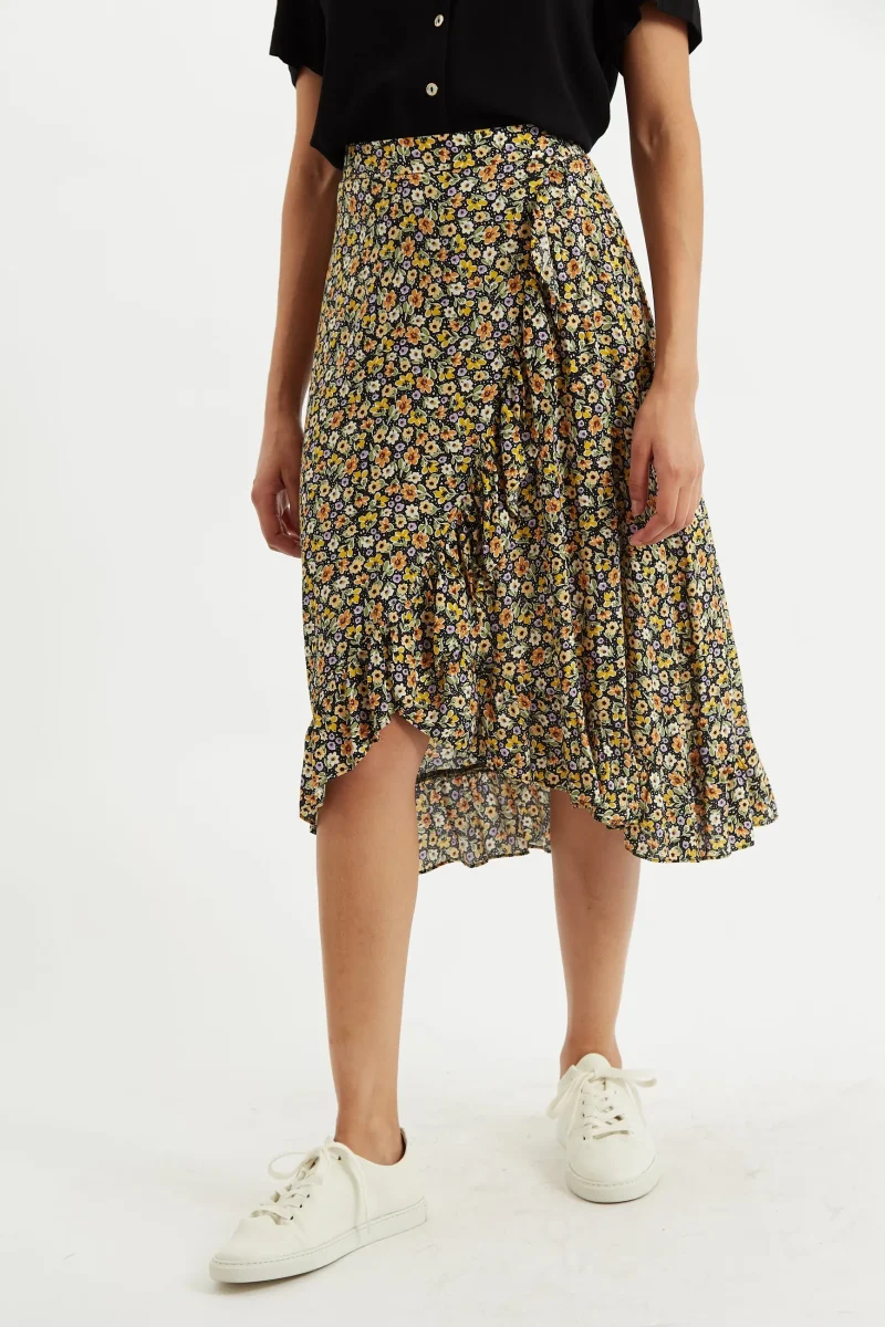 floral midi skirt santa fe style scaled