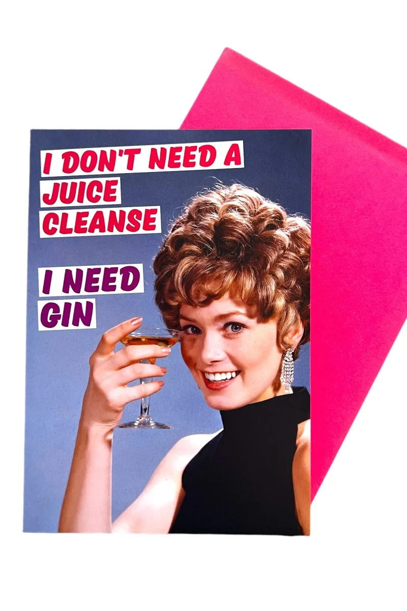 gin card perfect gift for gin lovers