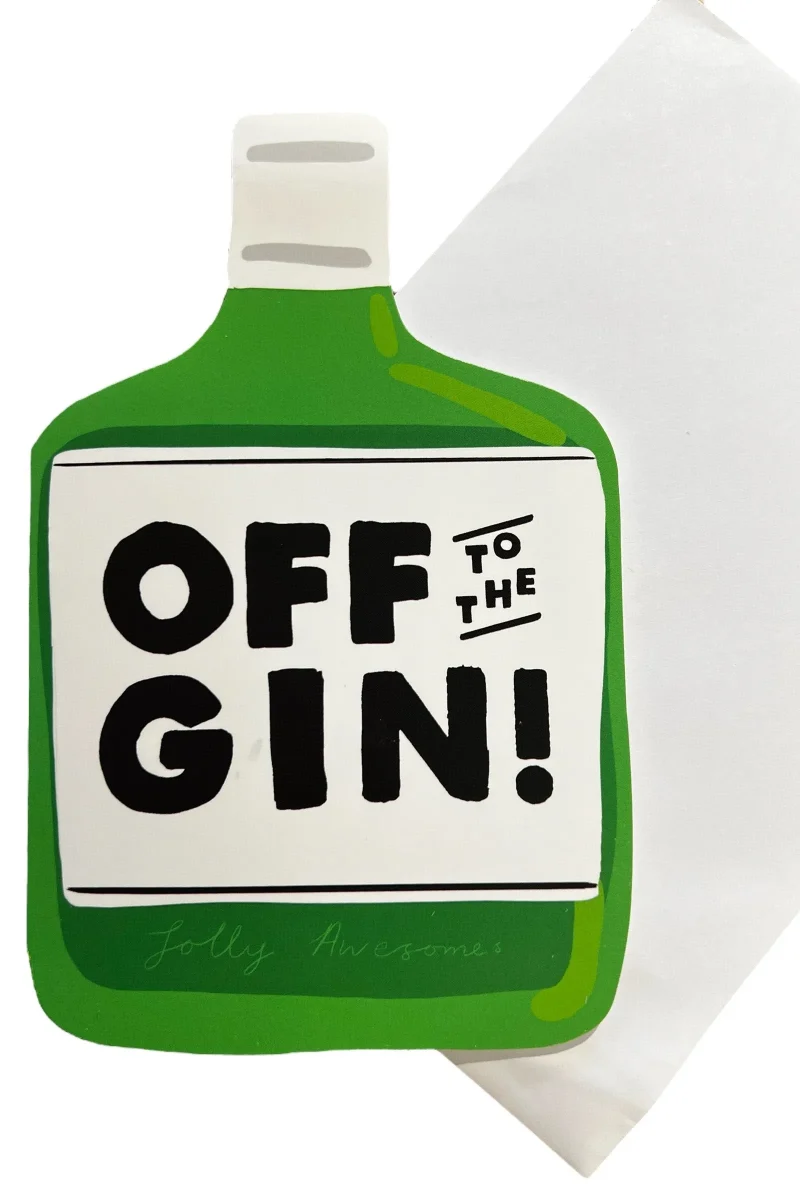 gin journey greeting card