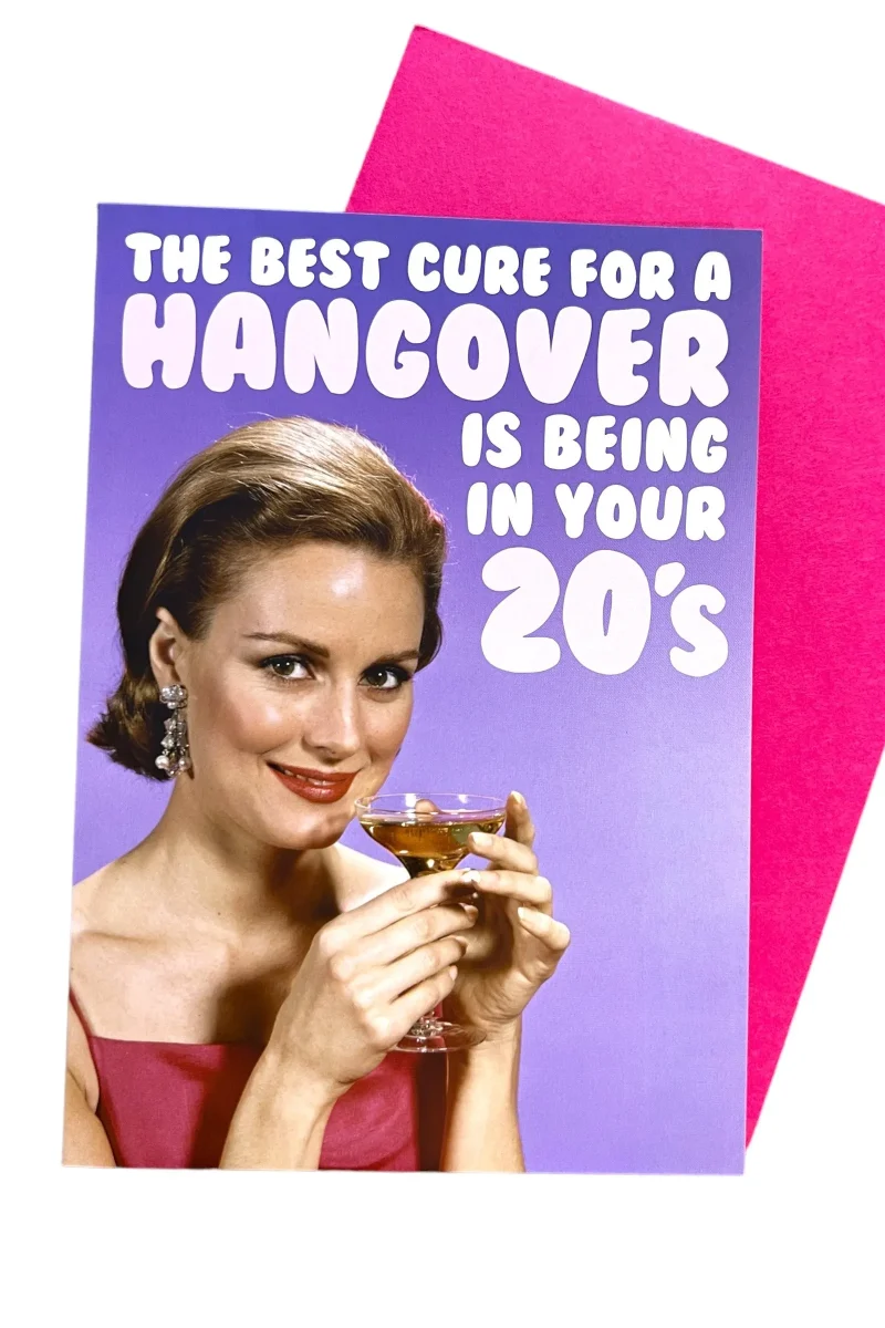 hangover relief card