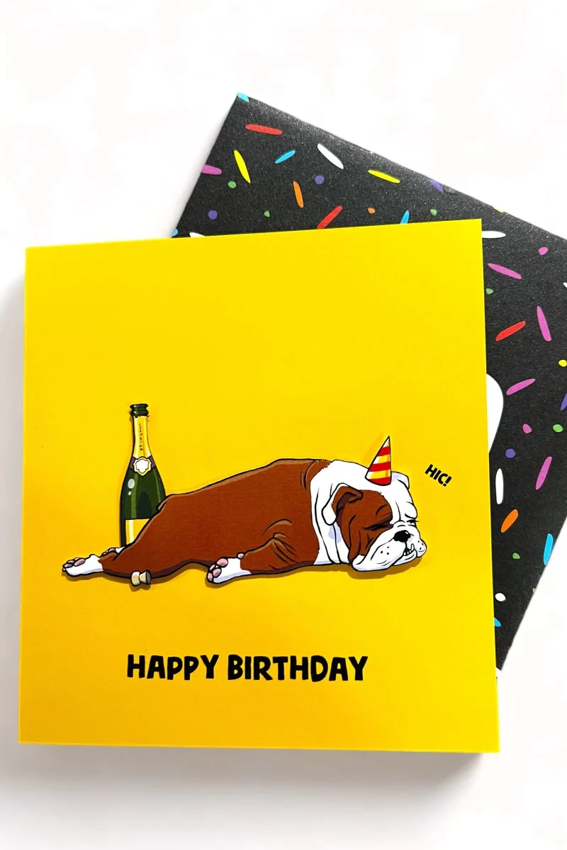 hiccup birthday greeting card