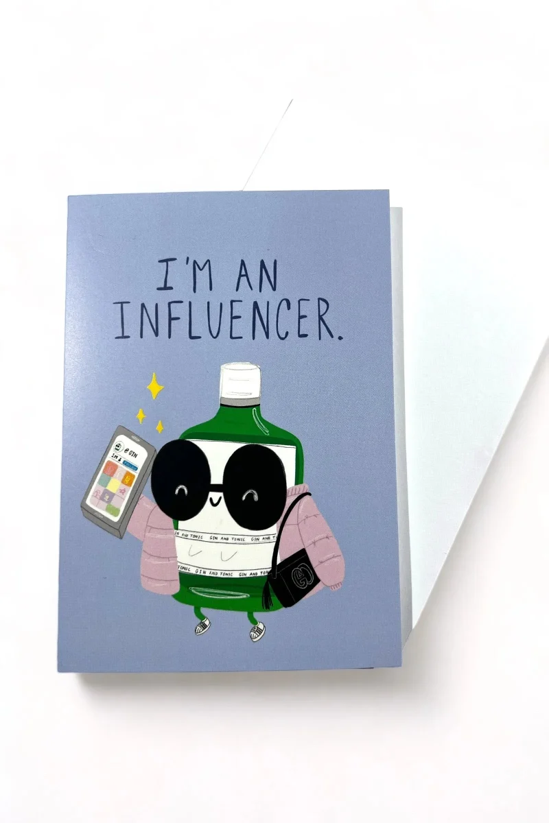 influencer card for social media