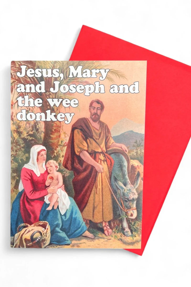 jesus mary joseph holiday greeting card