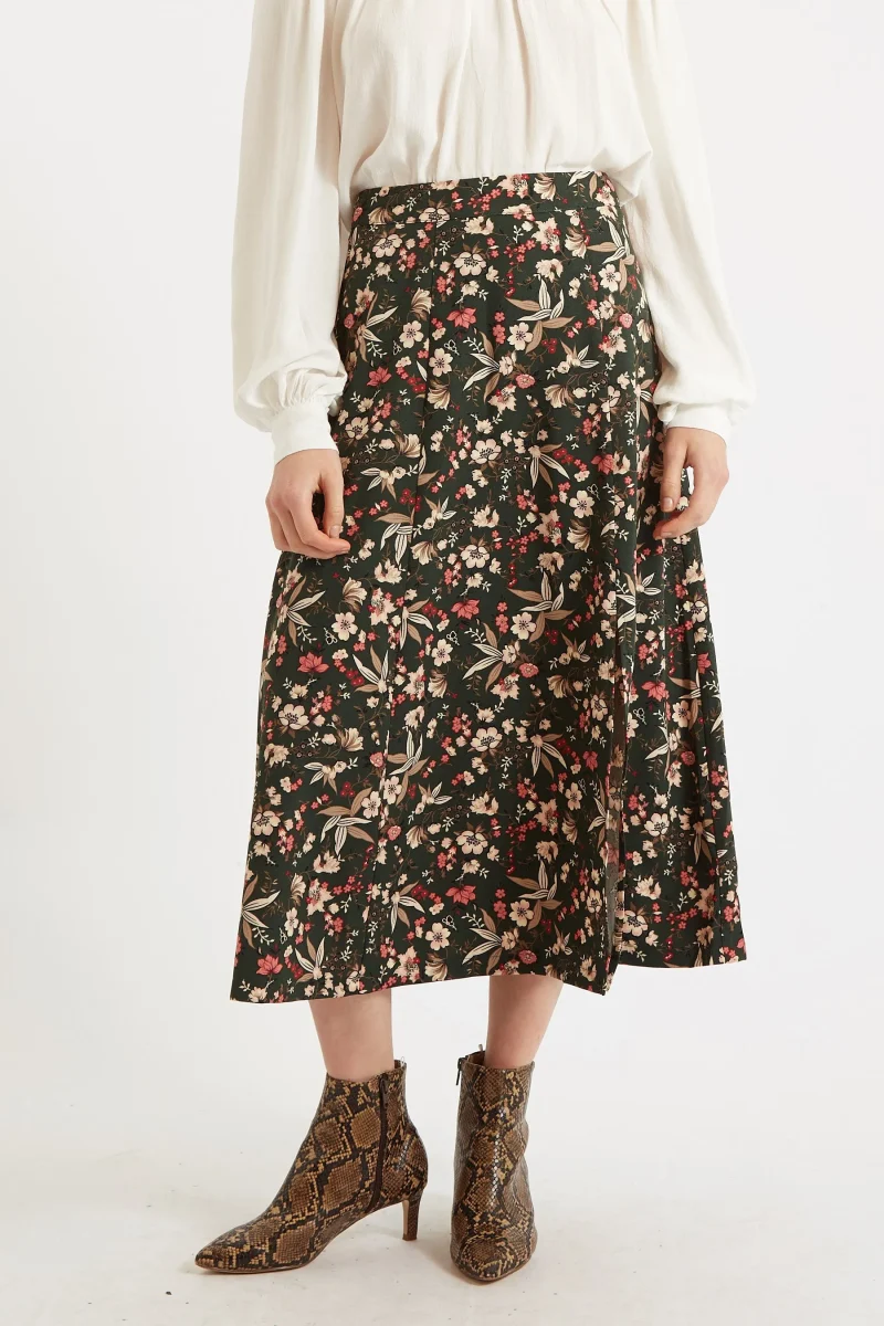 kiyo midi skirt tapestry print scaled