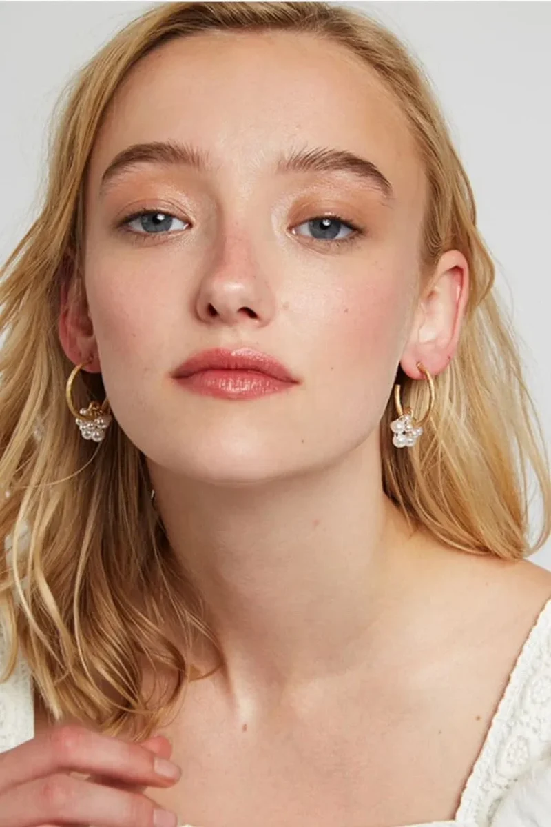 louche adah modern hoop earrings