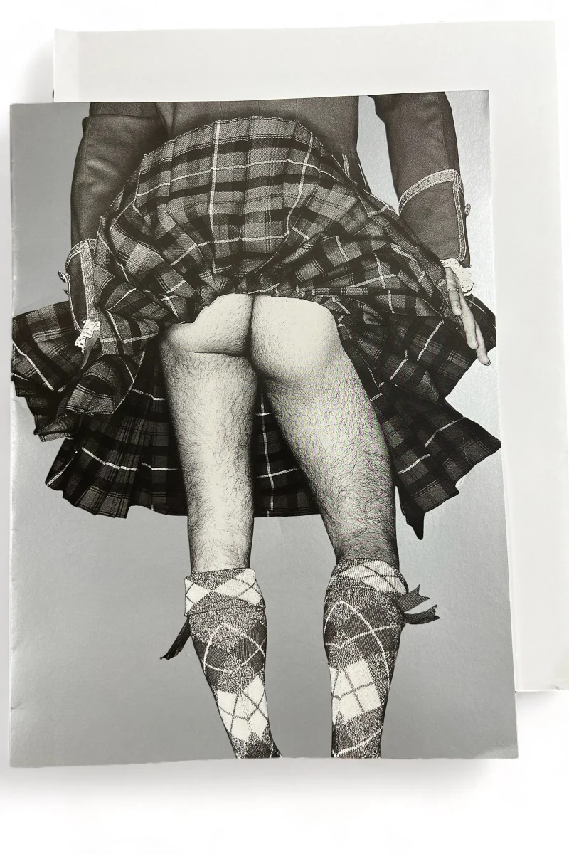 men s kilt greeting card