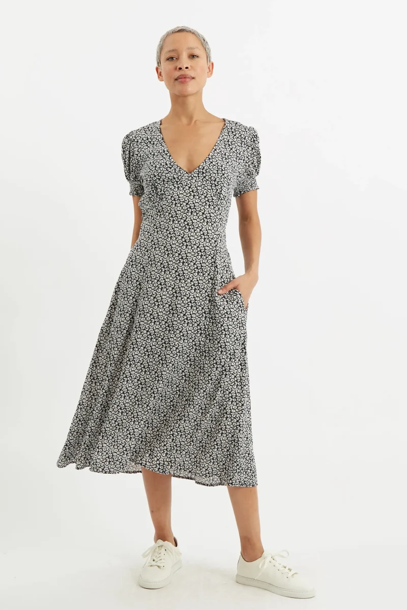 minerva dazzler elegant midi tea dress scaled