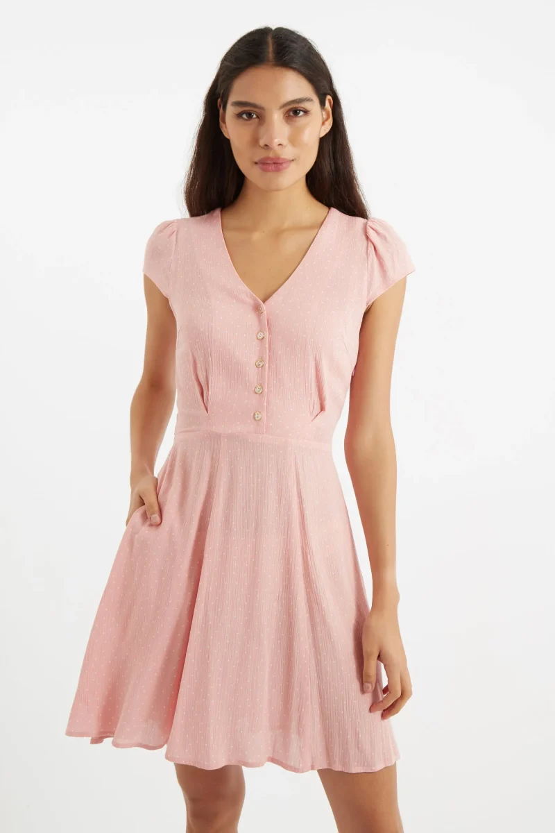 mini petite dot tea dress by cathleen scaled