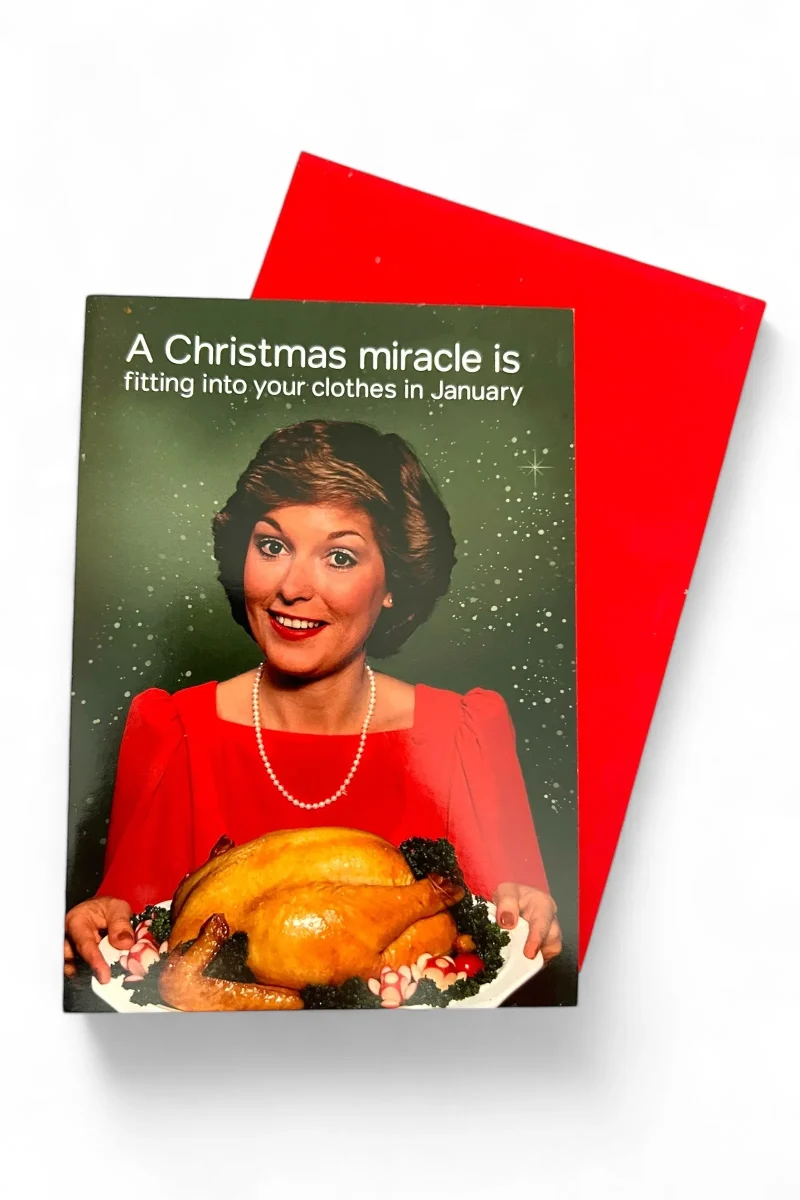 miracle christmas dinner invitation card