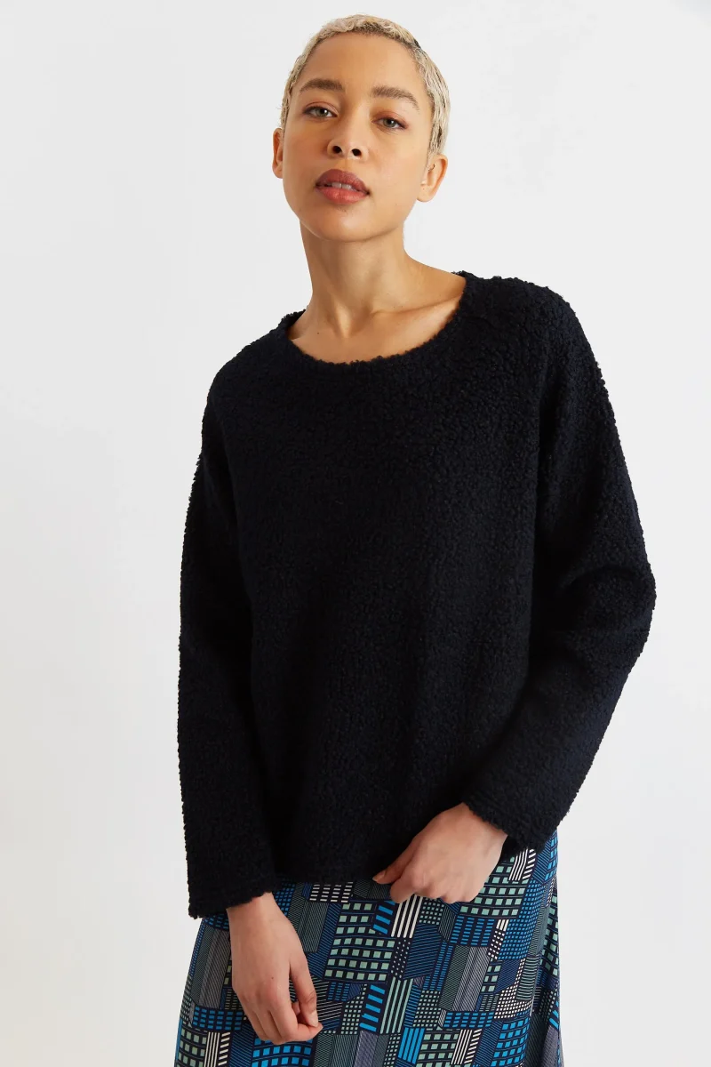 navy blanka borg sweatshirt scaled