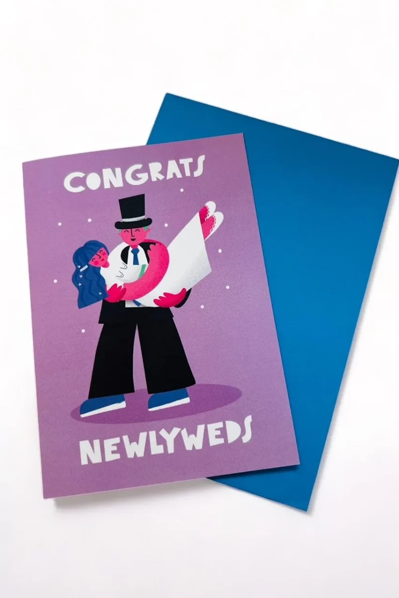 newlyweds congratulations card