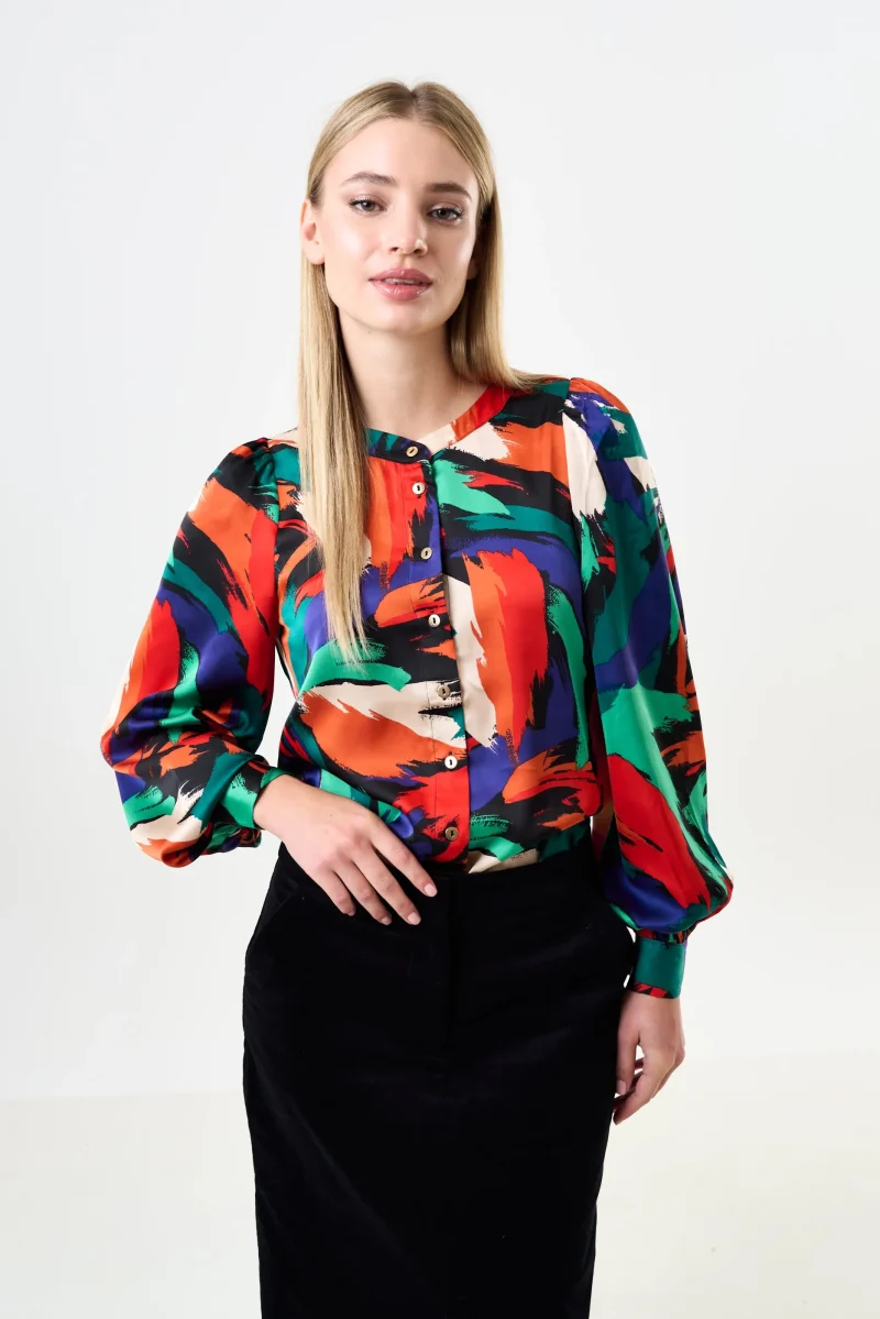 orlan hofmann long sleeve print blouse scaled