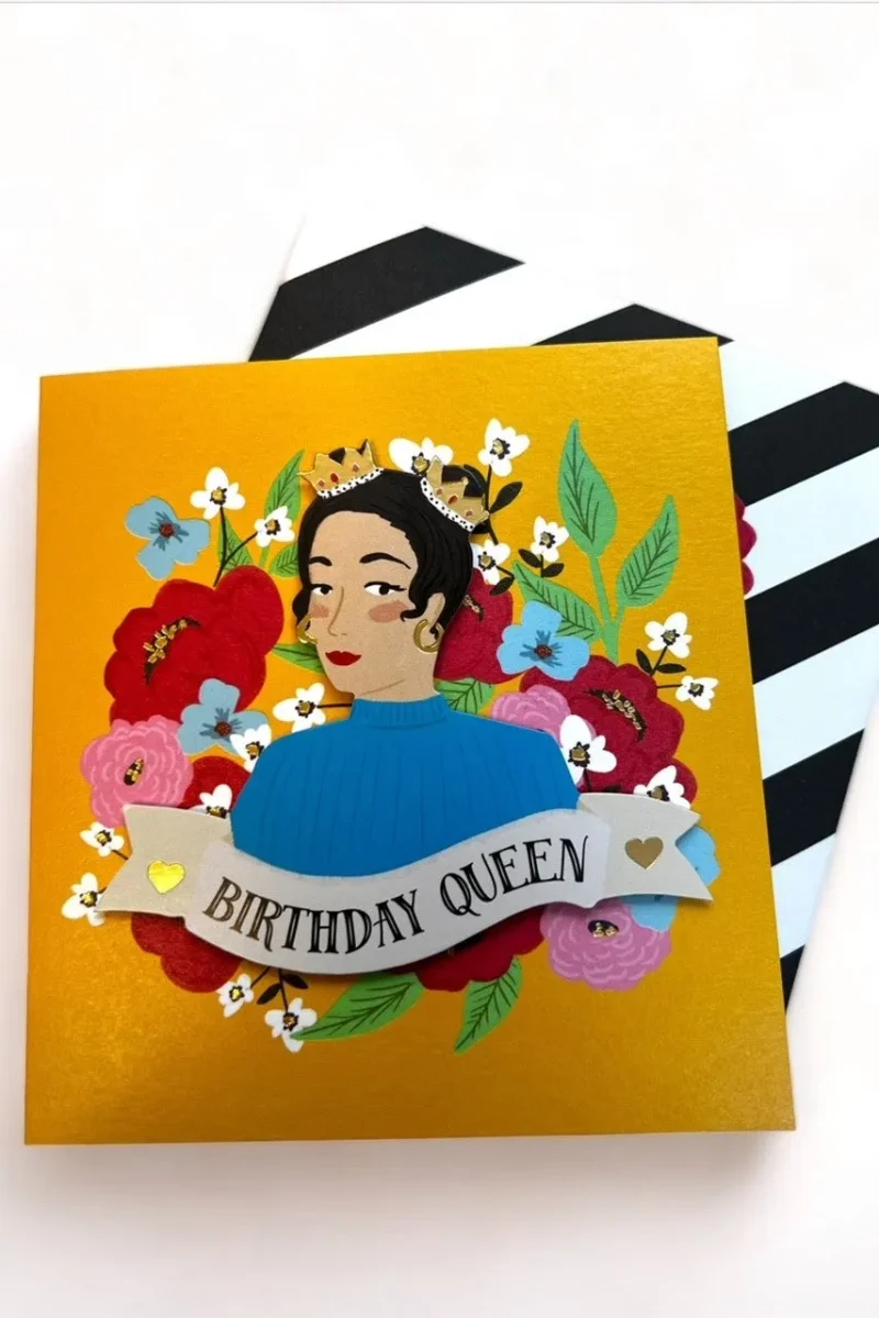 queen birthday card for her