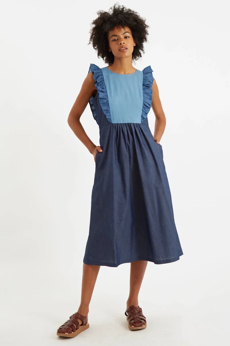 rina sleeveless denim midi dress scaled