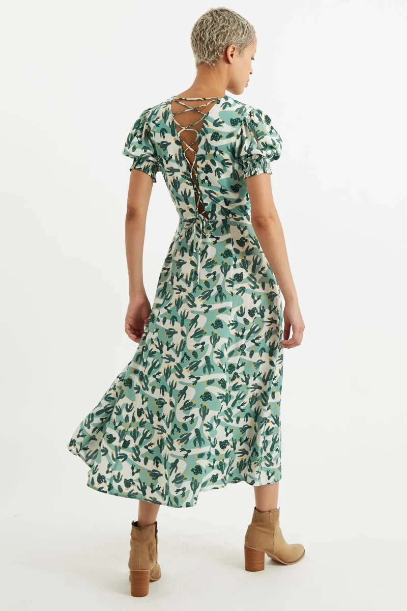 romola arizona back laced midi dress scaled