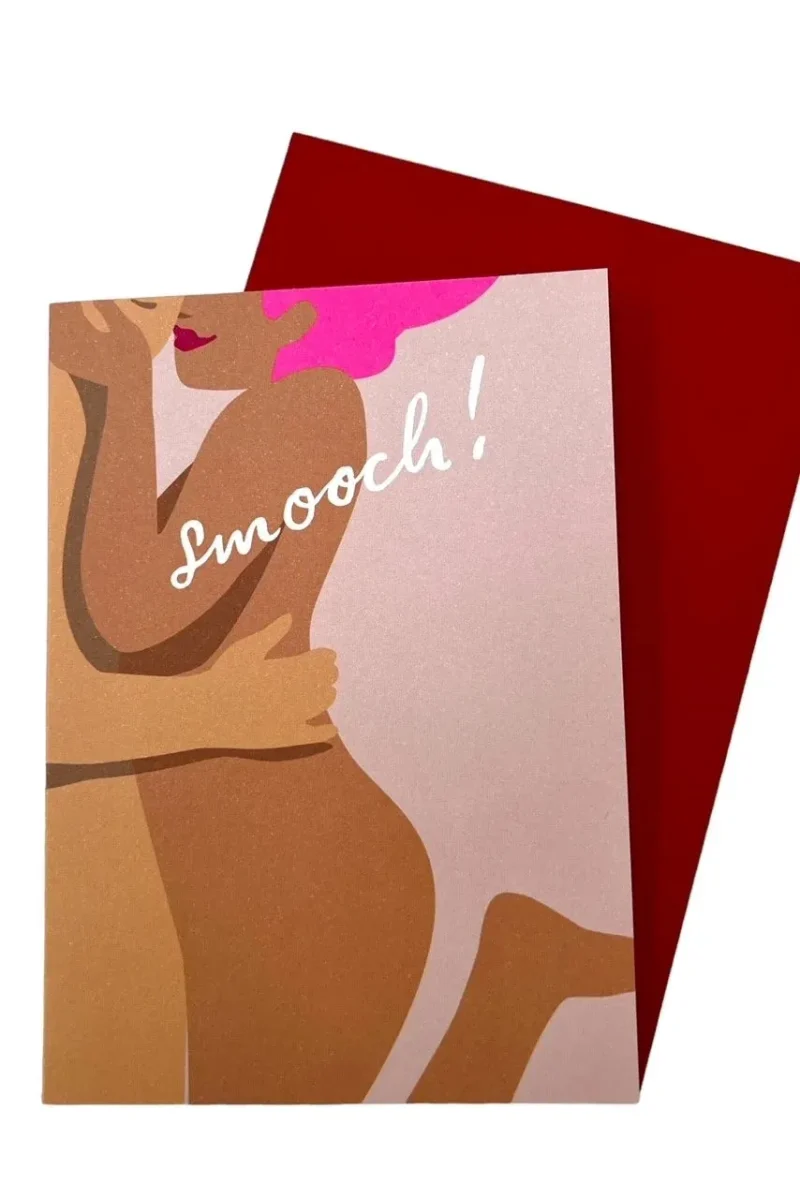 smooch heartfelt greeting card