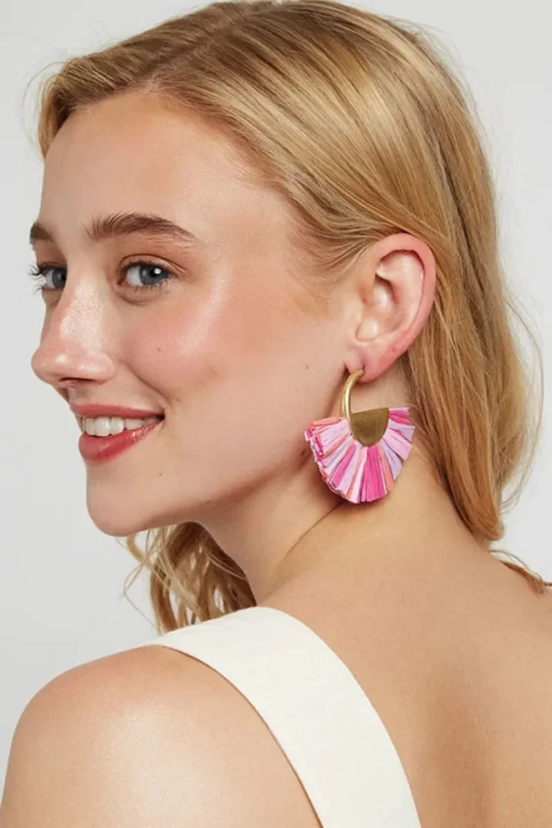 tassel hoop earrings louche jeremiah