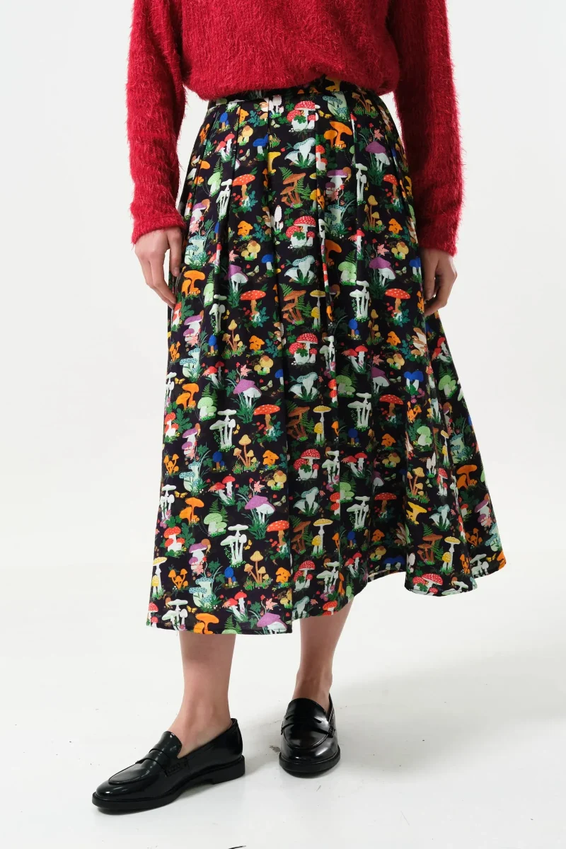 toadstool tales midi skirt by lizea