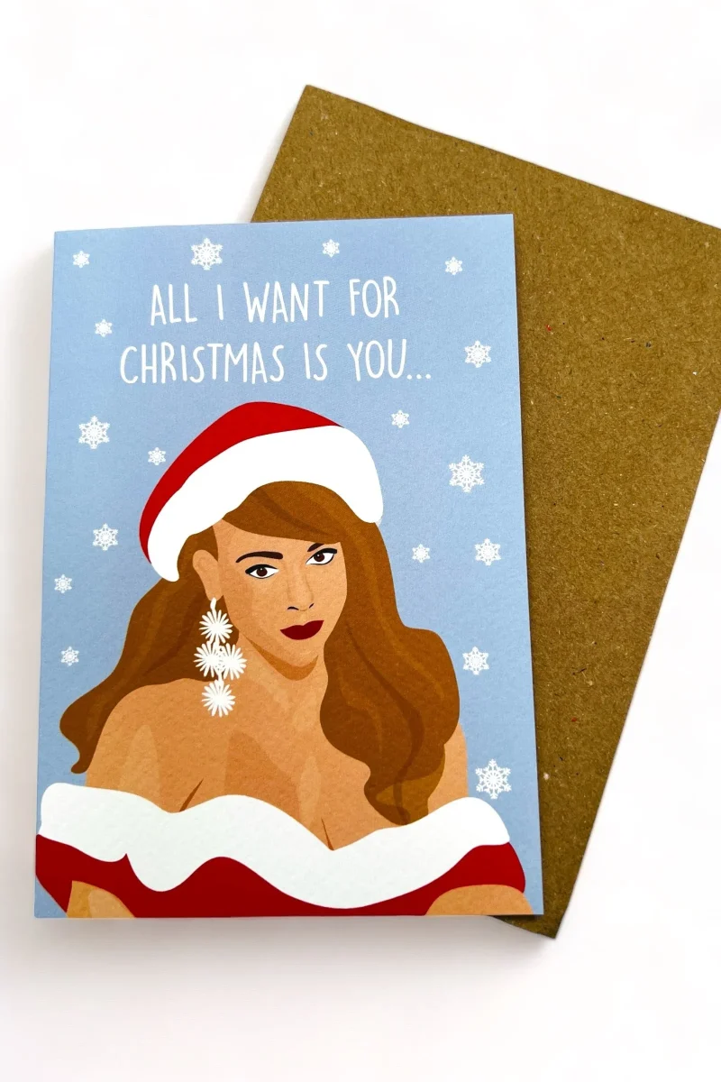 ultimate christmas wish card all i want for you