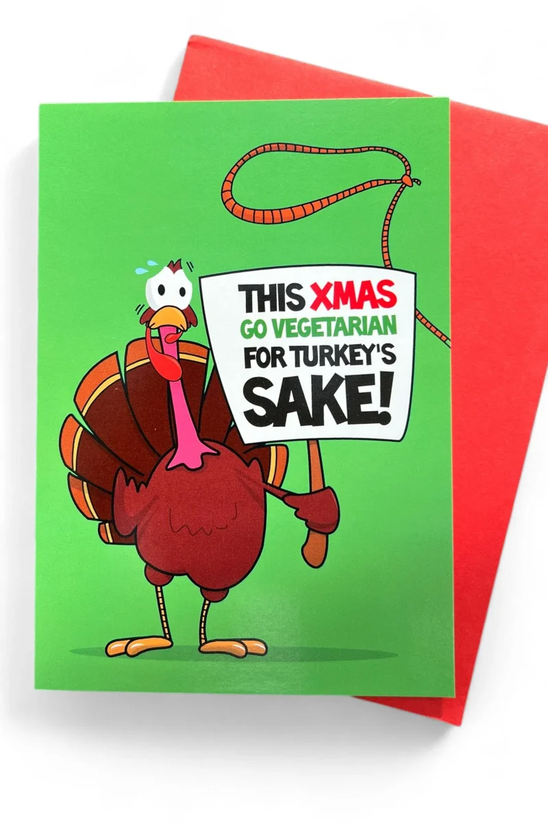 vegan christmas card