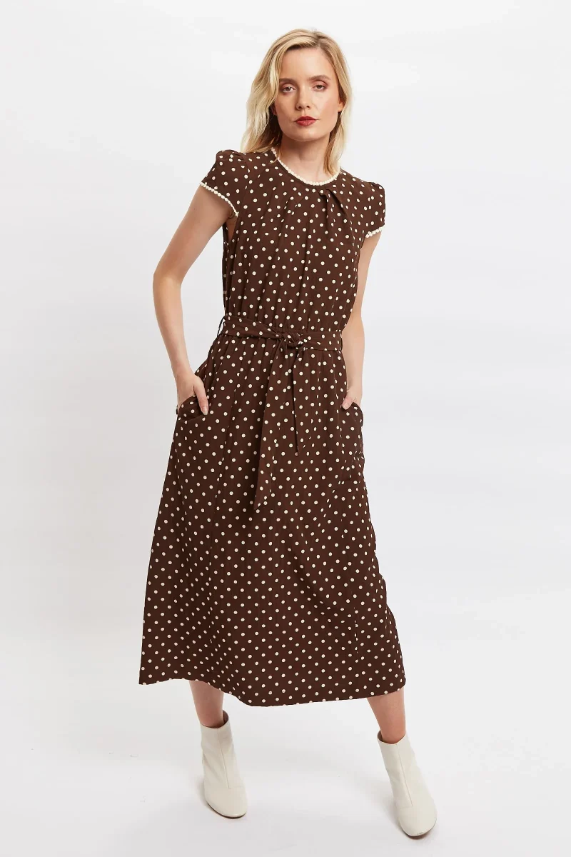 vivian pretty woman midi dress louche print