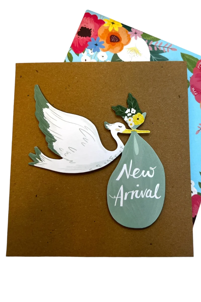 white stock bird card new arrival