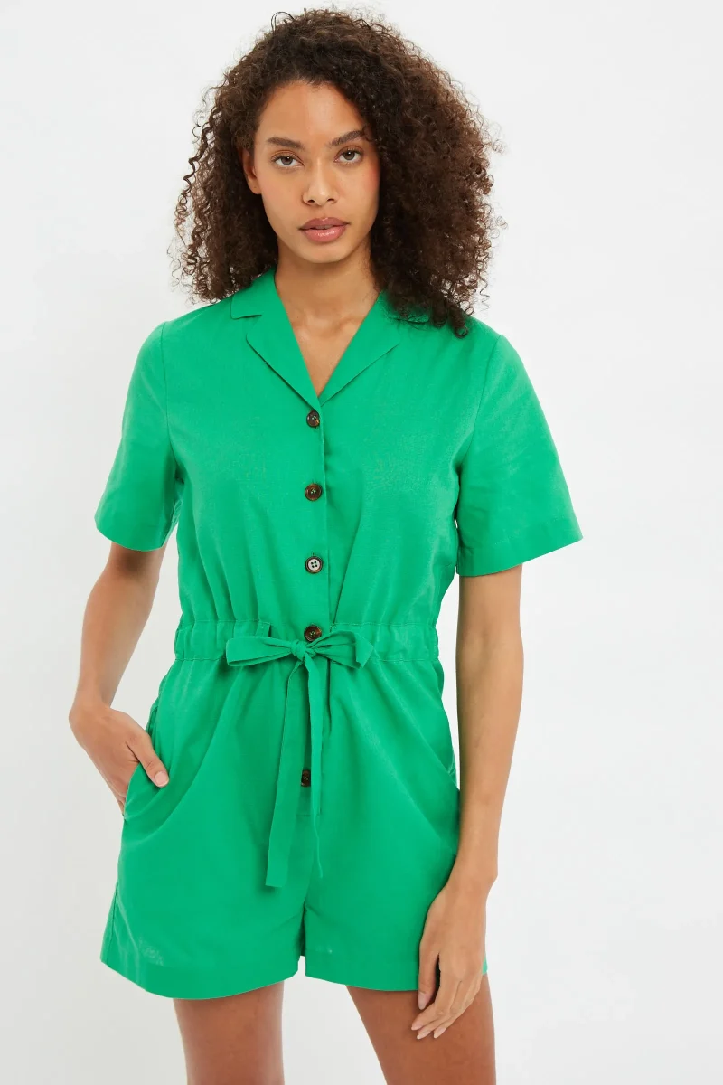 wren short sleeve playsuit